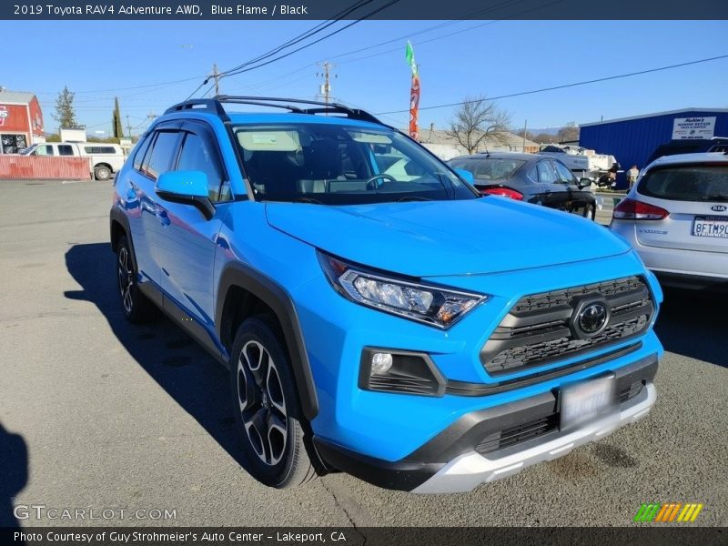 Blue Flame / Black 2019 Toyota RAV4 Adventure AWD