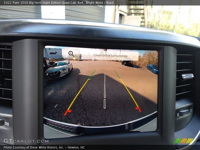 Bright White / Black 2022 Ram 1500 Big Horn Night Edition Quad Cab 4x4