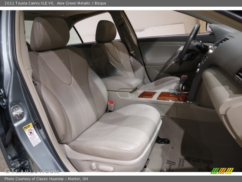 Aloe Green Metallic / Bisque 2011 Toyota Camry XLE V6