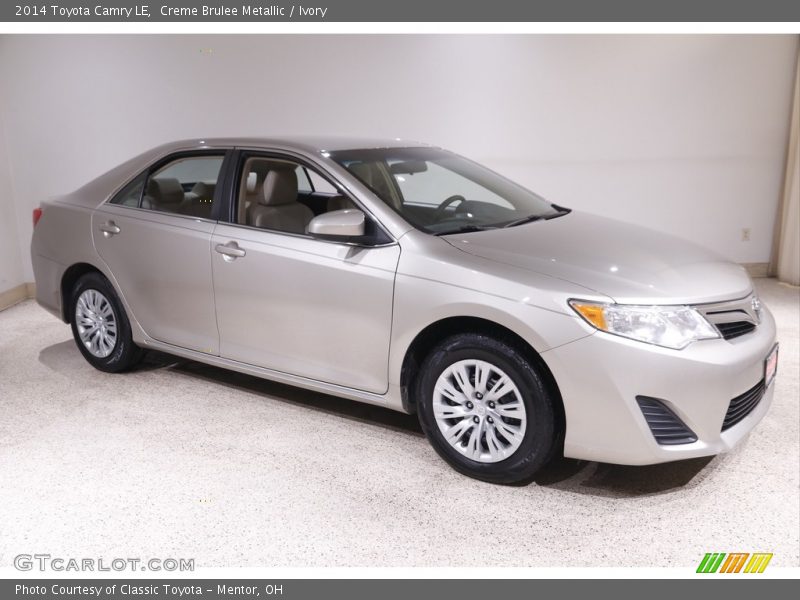 Creme Brulee Metallic / Ivory 2014 Toyota Camry LE