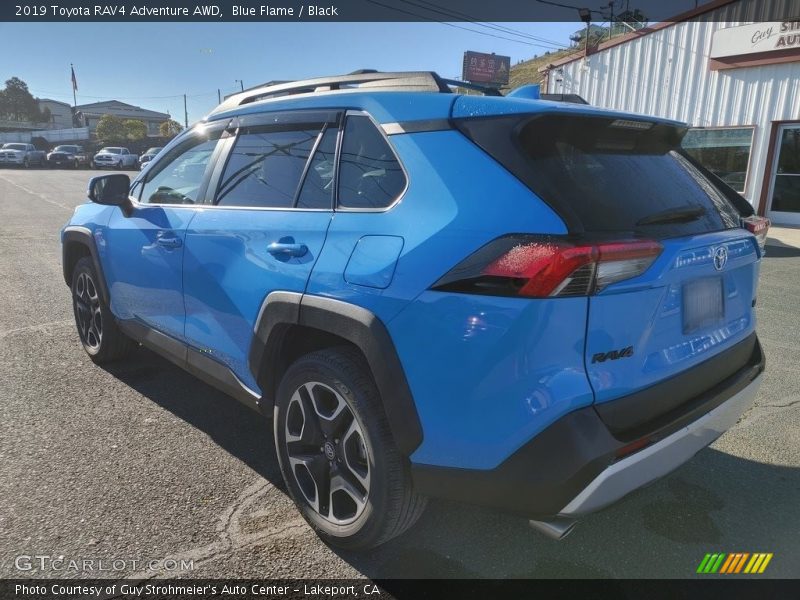 Blue Flame / Black 2019 Toyota RAV4 Adventure AWD