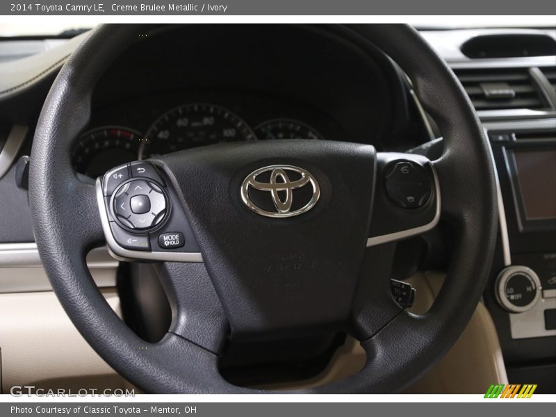 Creme Brulee Metallic / Ivory 2014 Toyota Camry LE