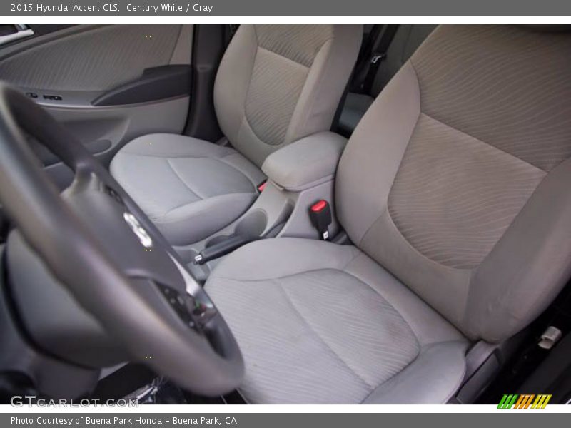Front Seat of 2015 Accent GLS