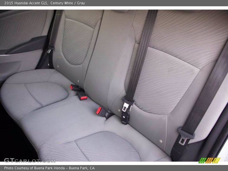 Rear Seat of 2015 Accent GLS