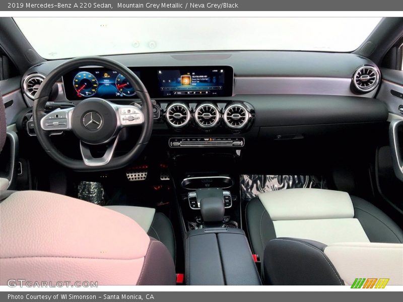 Mountain Grey Metallic / Neva Grey/Black 2019 Mercedes-Benz A 220 Sedan