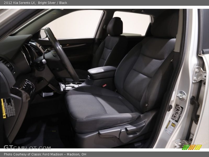 Bright Silver / Black 2012 Kia Sorento LX