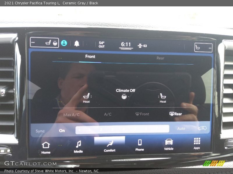 Ceramic Gray / Black 2021 Chrysler Pacifica Touring L