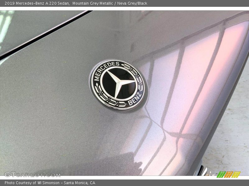 Mountain Grey Metallic / Neva Grey/Black 2019 Mercedes-Benz A 220 Sedan