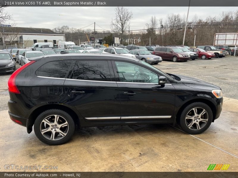 Black Sapphire Metallic / Black 2014 Volvo XC60 T6 AWD