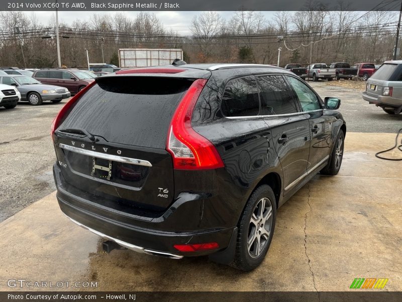 Black Sapphire Metallic / Black 2014 Volvo XC60 T6 AWD