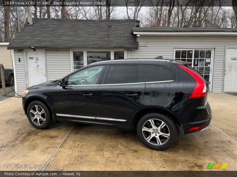 Black Sapphire Metallic / Black 2014 Volvo XC60 T6 AWD