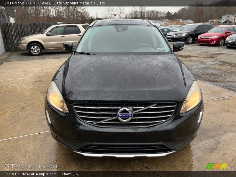 Black Sapphire Metallic / Black 2014 Volvo XC60 T6 AWD