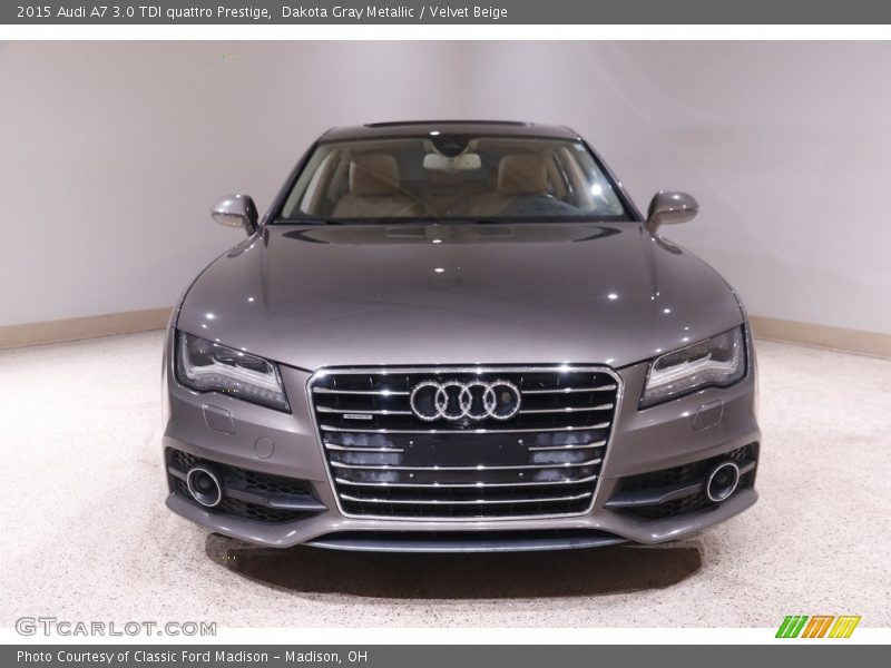 Dakota Gray Metallic / Velvet Beige 2015 Audi A7 3.0 TDI quattro Prestige