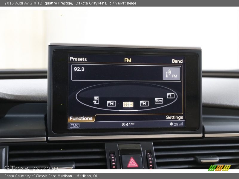 Dakota Gray Metallic / Velvet Beige 2015 Audi A7 3.0 TDI quattro Prestige