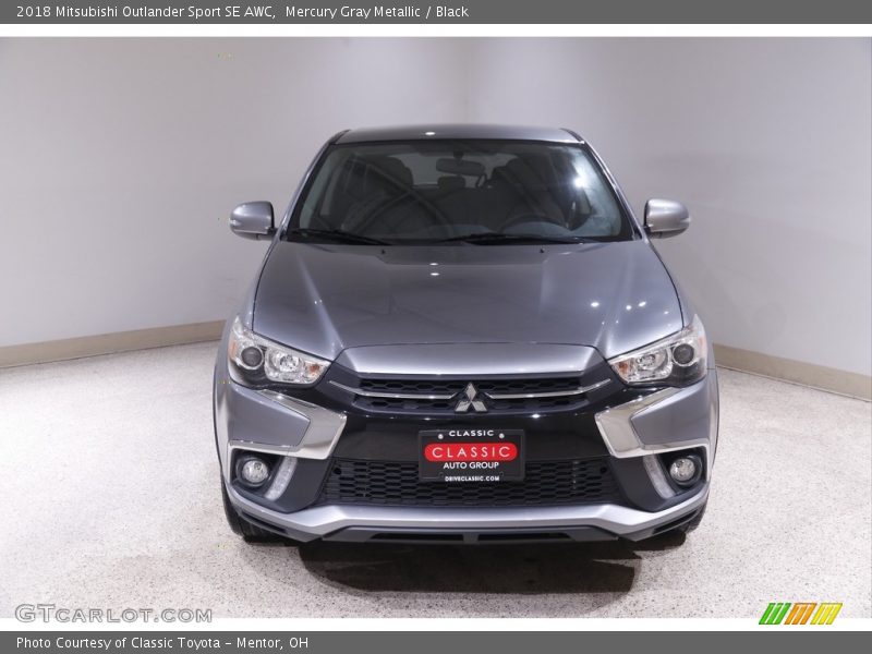 Mercury Gray Metallic / Black 2018 Mitsubishi Outlander Sport SE AWC