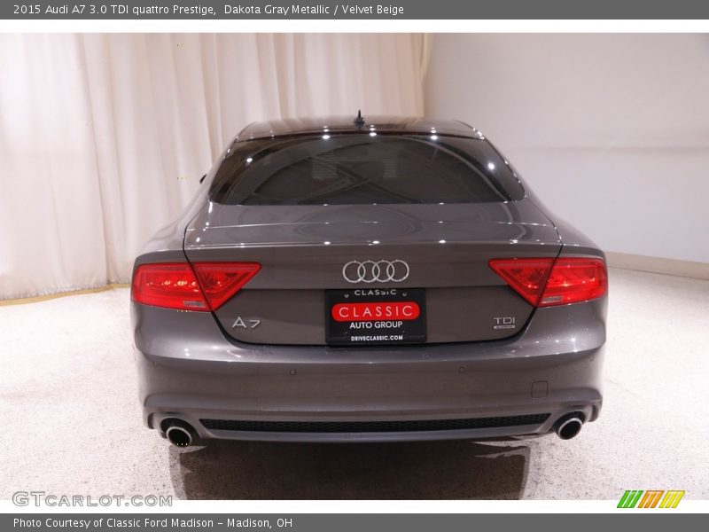 Dakota Gray Metallic / Velvet Beige 2015 Audi A7 3.0 TDI quattro Prestige