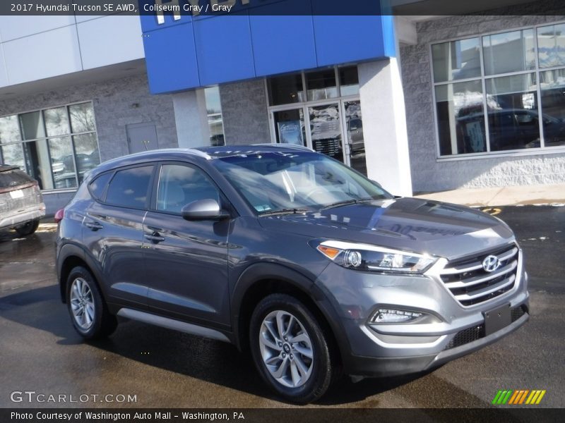 Coliseum Gray / Gray 2017 Hyundai Tucson SE AWD