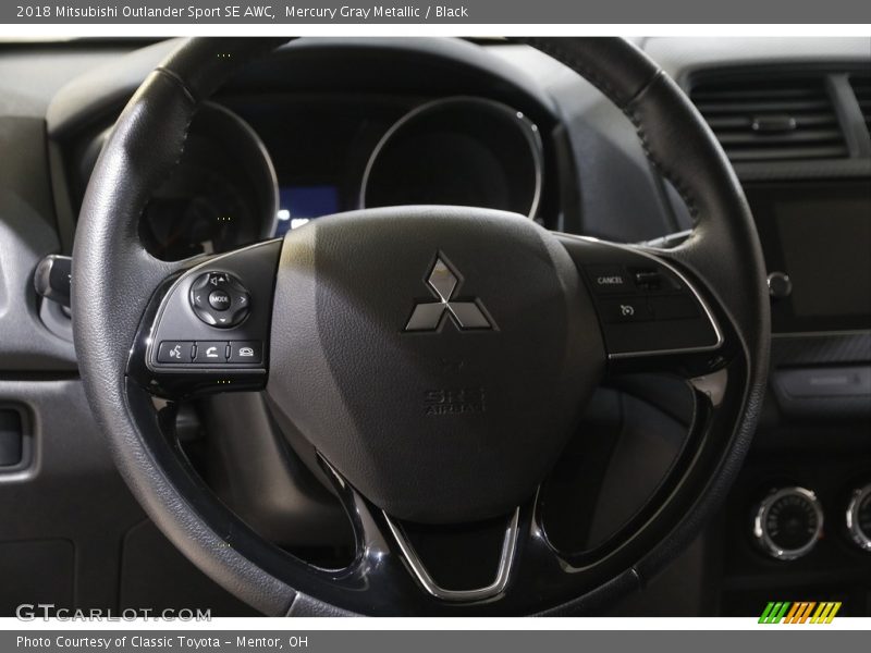 Mercury Gray Metallic / Black 2018 Mitsubishi Outlander Sport SE AWC