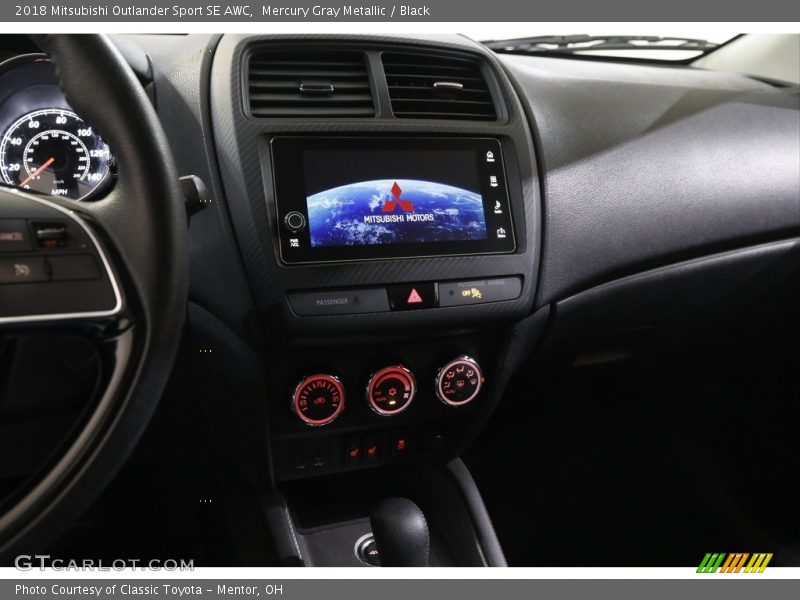 Mercury Gray Metallic / Black 2018 Mitsubishi Outlander Sport SE AWC