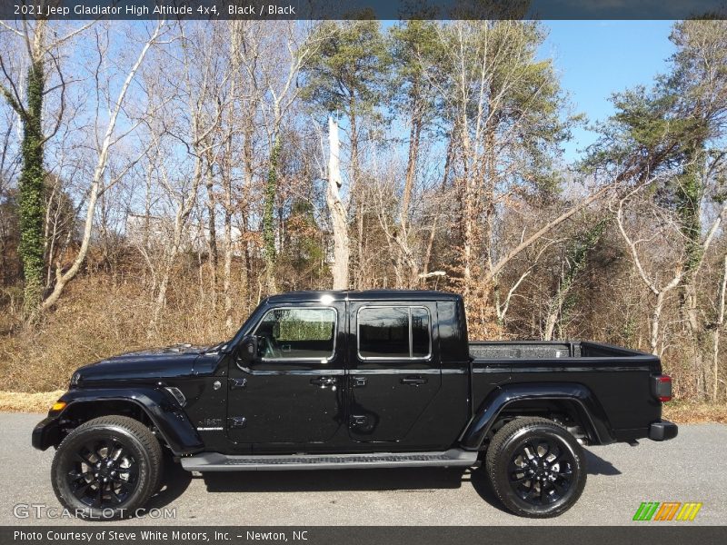 Black / Black 2021 Jeep Gladiator High Altitude 4x4