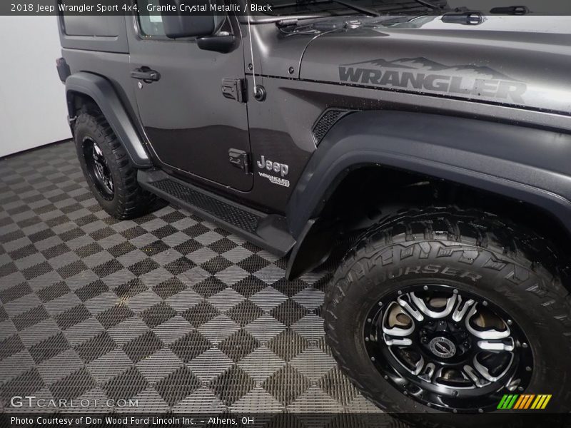 Granite Crystal Metallic / Black 2018 Jeep Wrangler Sport 4x4