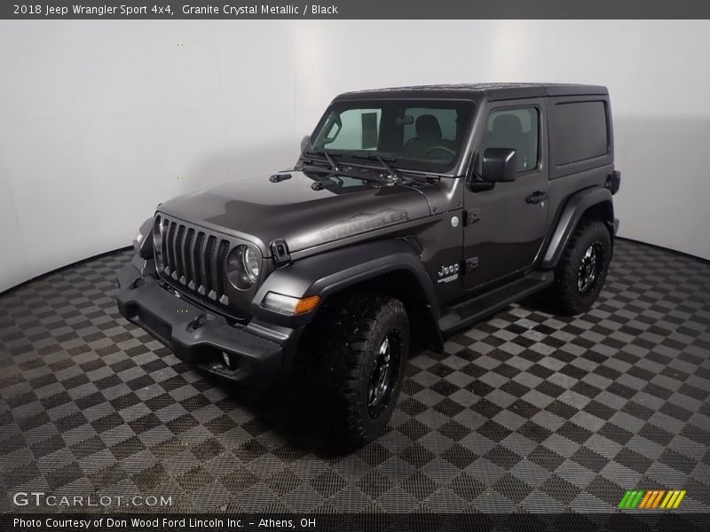 Granite Crystal Metallic / Black 2018 Jeep Wrangler Sport 4x4