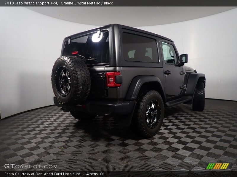 Granite Crystal Metallic / Black 2018 Jeep Wrangler Sport 4x4