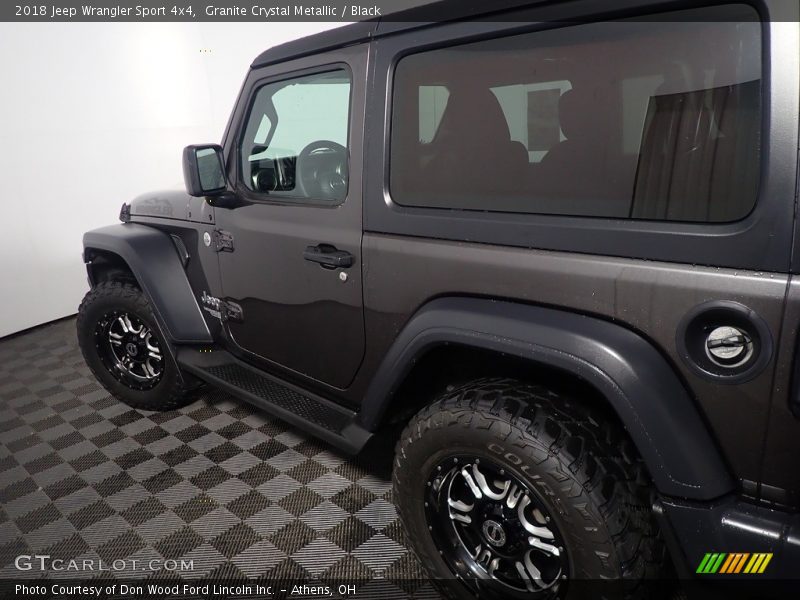 Granite Crystal Metallic / Black 2018 Jeep Wrangler Sport 4x4