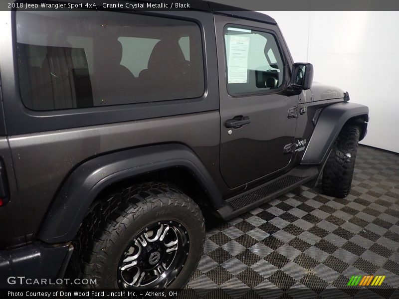 Granite Crystal Metallic / Black 2018 Jeep Wrangler Sport 4x4