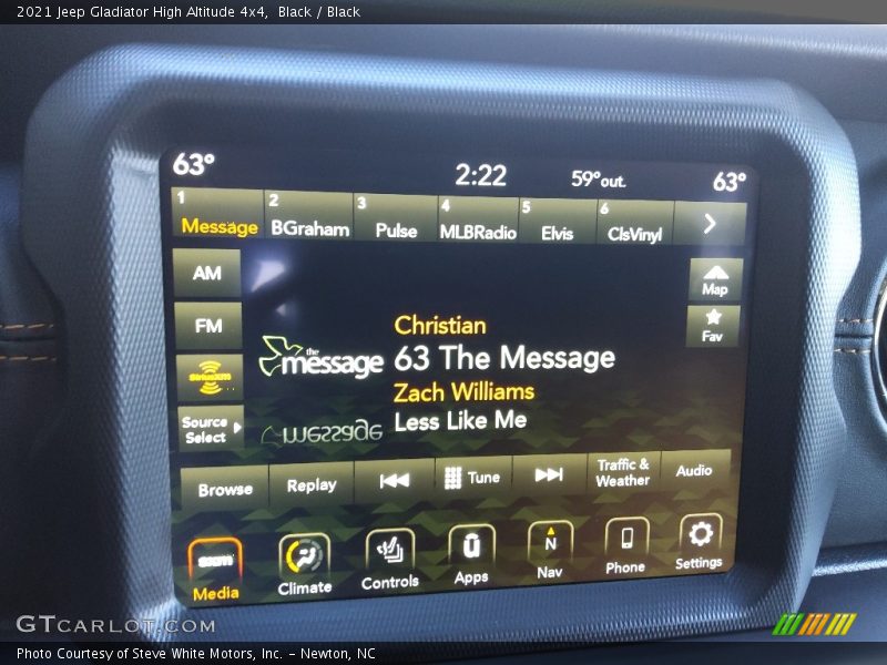 Black / Black 2021 Jeep Gladiator High Altitude 4x4