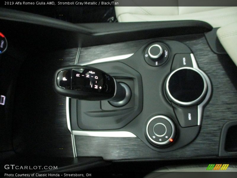 Stromboli Gray Metallic / Black/Tan 2019 Alfa Romeo Giulia AWD
