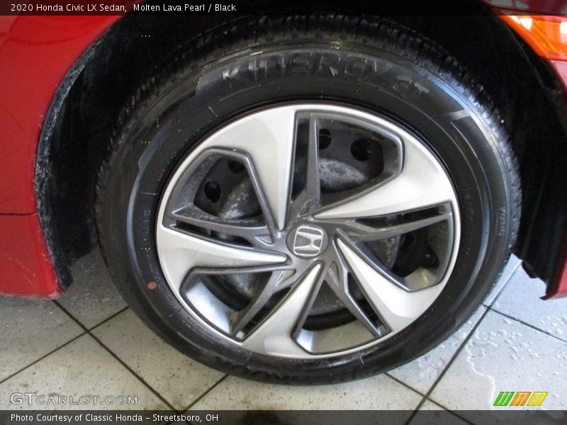 Molten Lava Pearl / Black 2020 Honda Civic LX Sedan