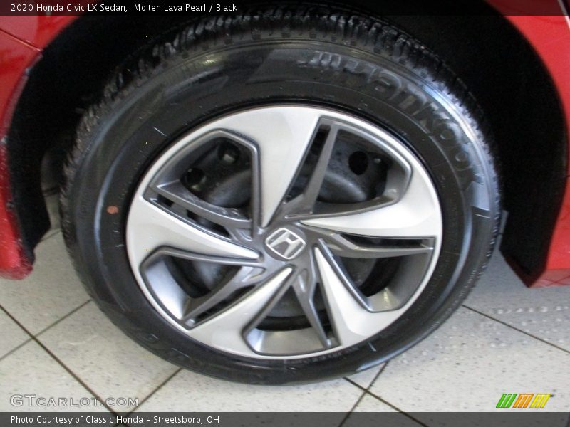 Molten Lava Pearl / Black 2020 Honda Civic LX Sedan