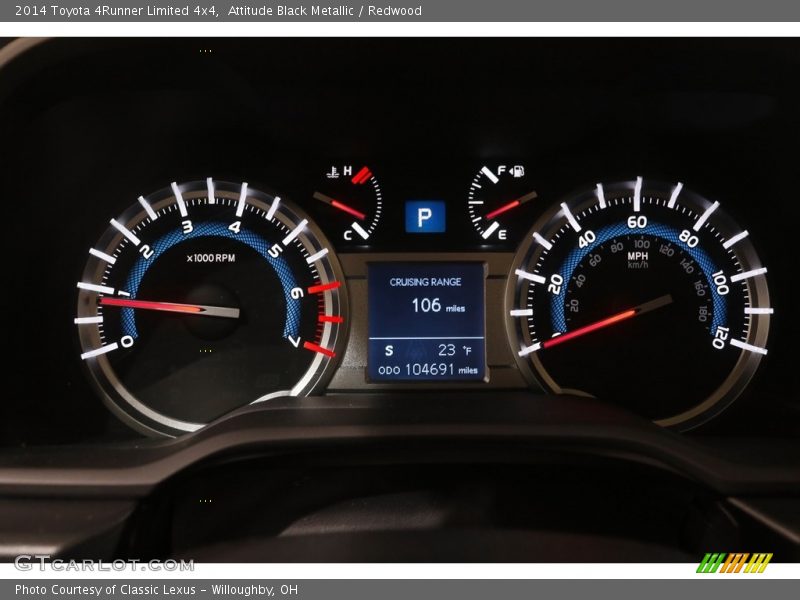 Attitude Black Metallic / Redwood 2014 Toyota 4Runner Limited 4x4
