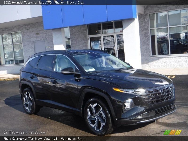 Phantom Black / Gray 2022 Hyundai Tucson Limited AWD