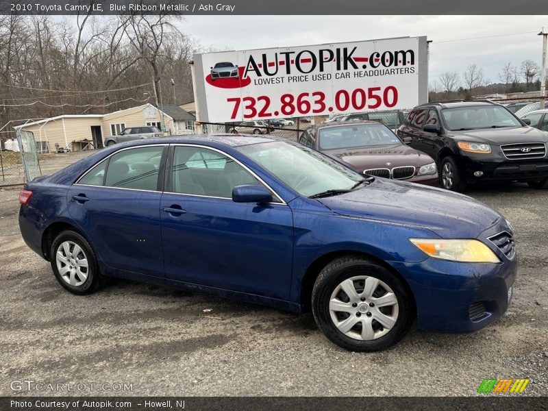 Blue Ribbon Metallic / Ash Gray 2010 Toyota Camry LE
