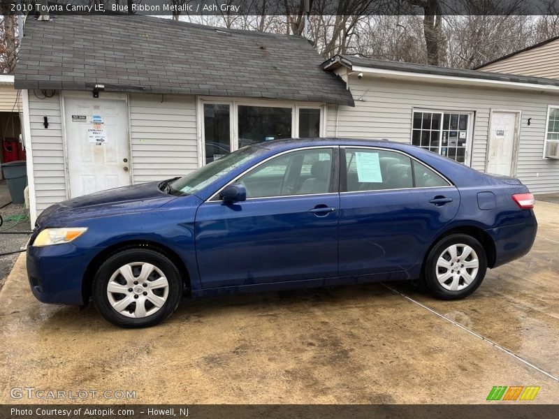 Blue Ribbon Metallic / Ash Gray 2010 Toyota Camry LE