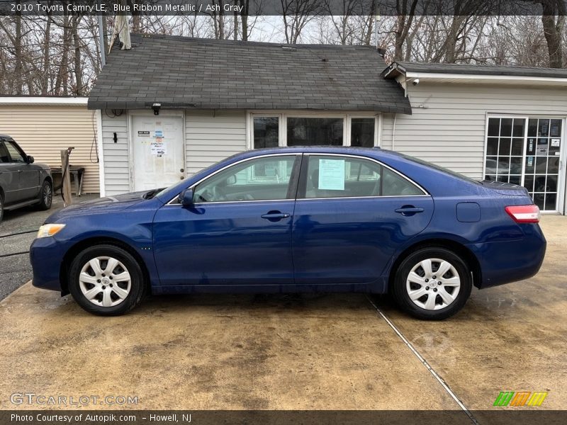 Blue Ribbon Metallic / Ash Gray 2010 Toyota Camry LE
