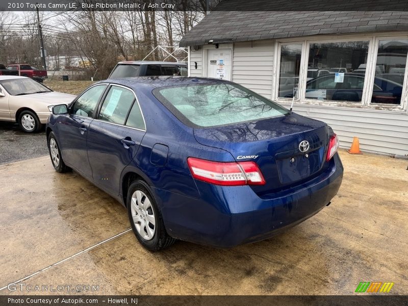 Blue Ribbon Metallic / Ash Gray 2010 Toyota Camry LE
