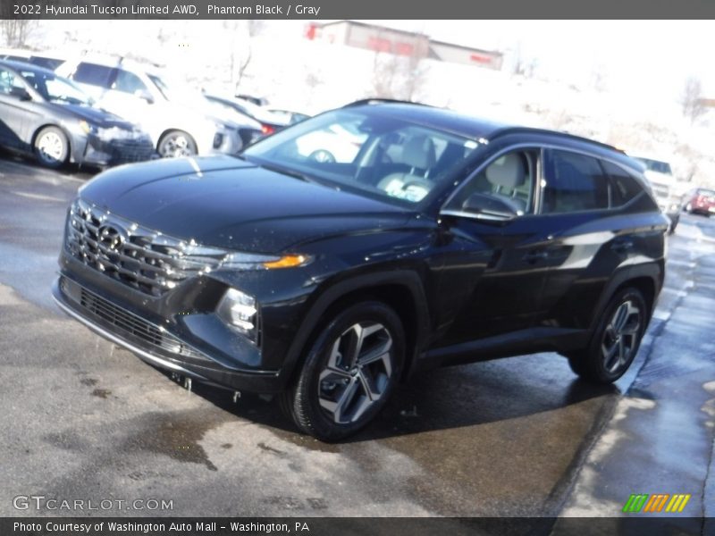 Phantom Black / Gray 2022 Hyundai Tucson Limited AWD