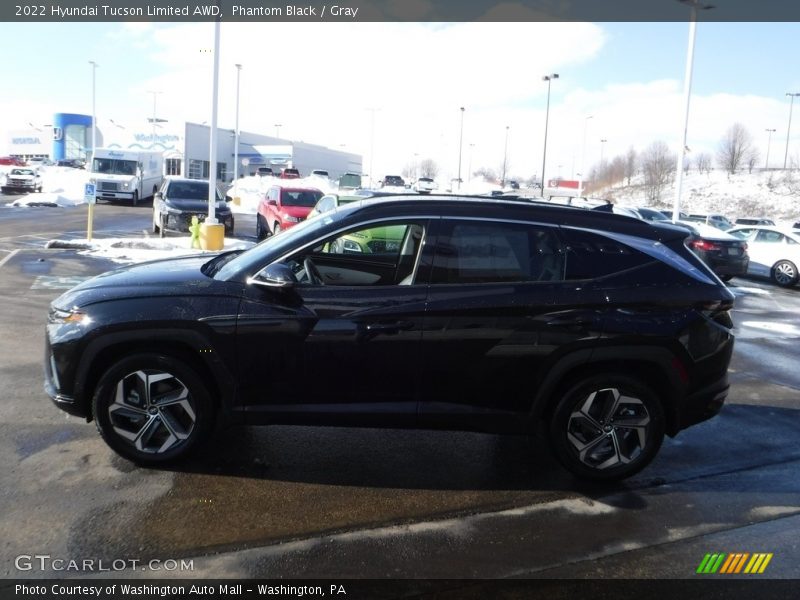 Phantom Black / Gray 2022 Hyundai Tucson Limited AWD