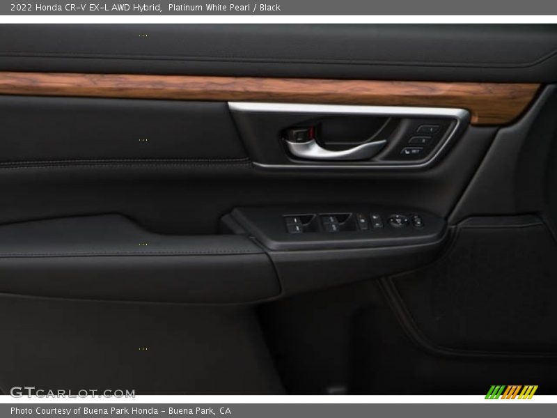 Platinum White Pearl / Black 2022 Honda CR-V EX-L AWD Hybrid