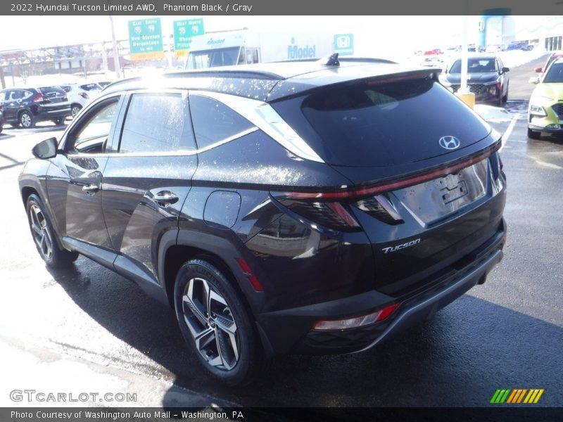 Phantom Black / Gray 2022 Hyundai Tucson Limited AWD