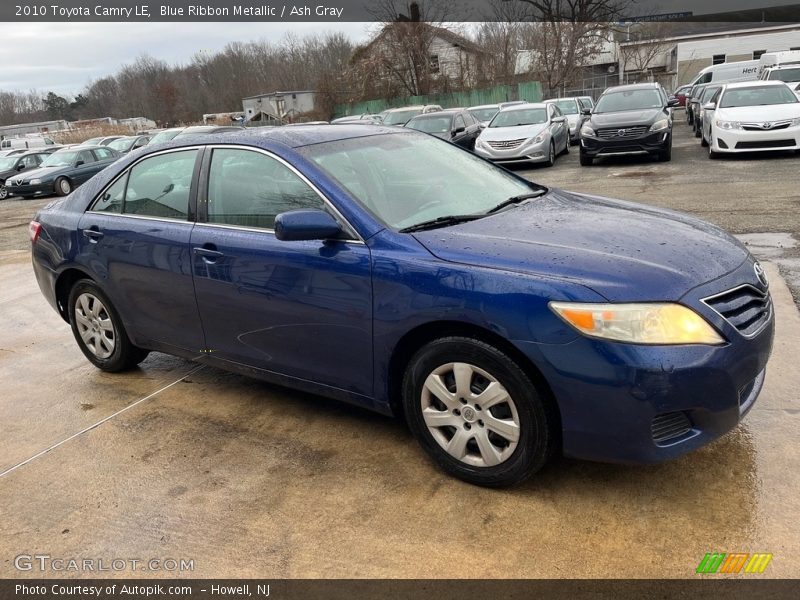 Blue Ribbon Metallic / Ash Gray 2010 Toyota Camry LE