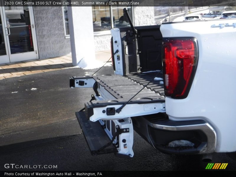 Summit White / Dark Walnut/Slate 2020 GMC Sierra 1500 SLT Crew Cab 4WD