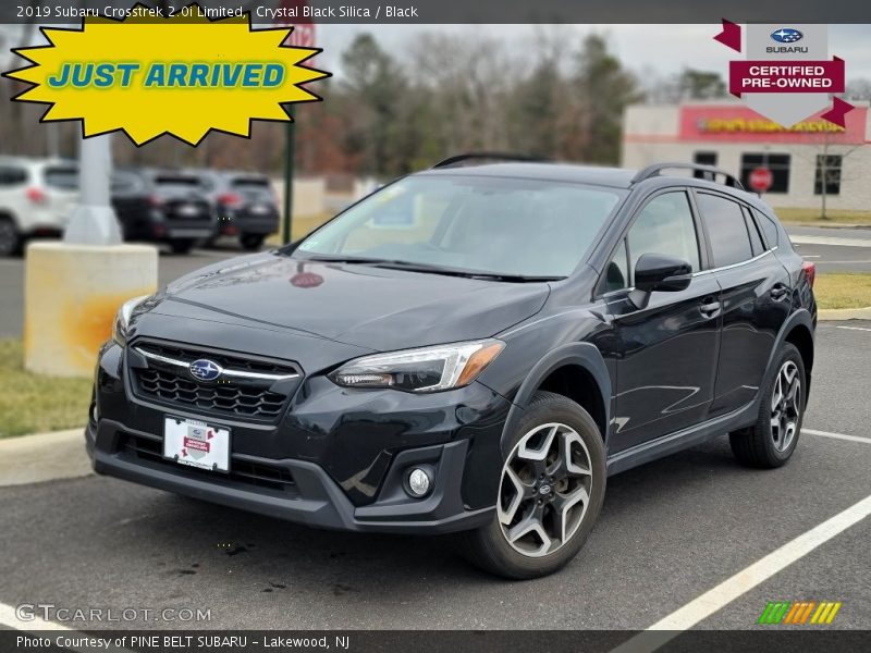 Crystal Black Silica / Black 2019 Subaru Crosstrek 2.0i Limited