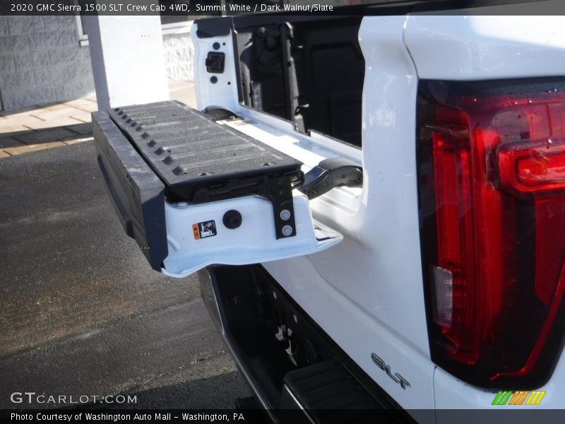 Summit White / Dark Walnut/Slate 2020 GMC Sierra 1500 SLT Crew Cab 4WD