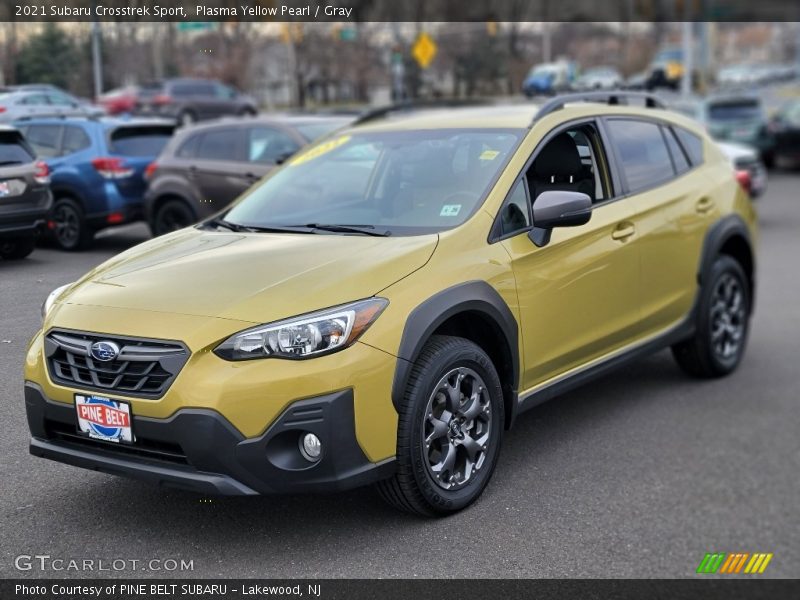 Plasma Yellow Pearl / Gray 2021 Subaru Crosstrek Sport