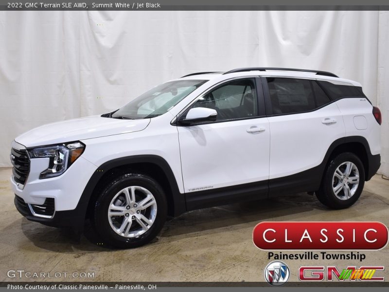 Summit White / Jet Black 2022 GMC Terrain SLE AWD