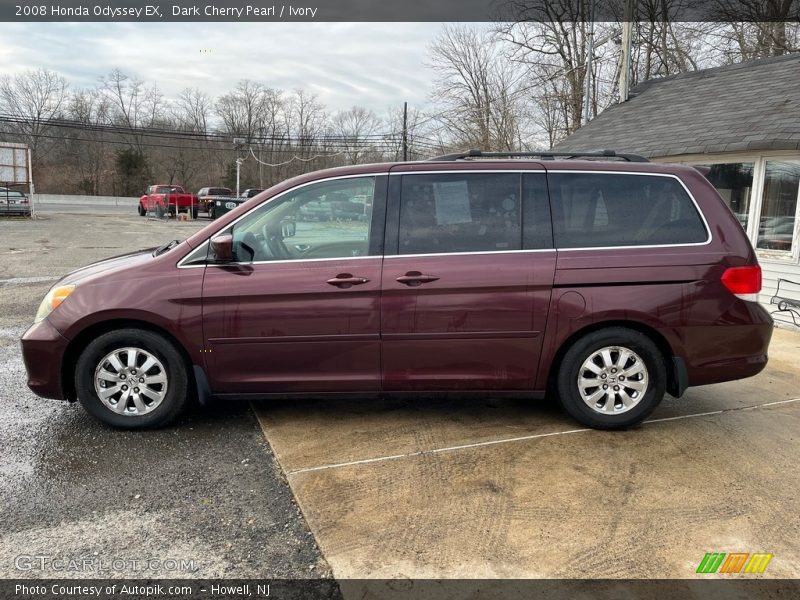 Dark Cherry Pearl / Ivory 2008 Honda Odyssey EX